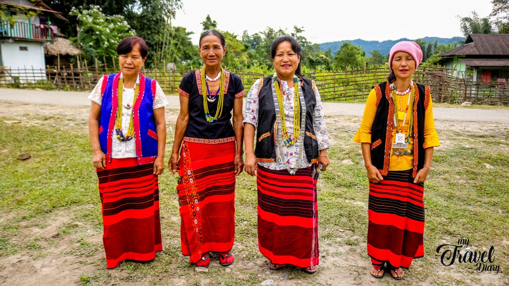 A group of Adi Women in Ledum village_Arunachal Pradesh
