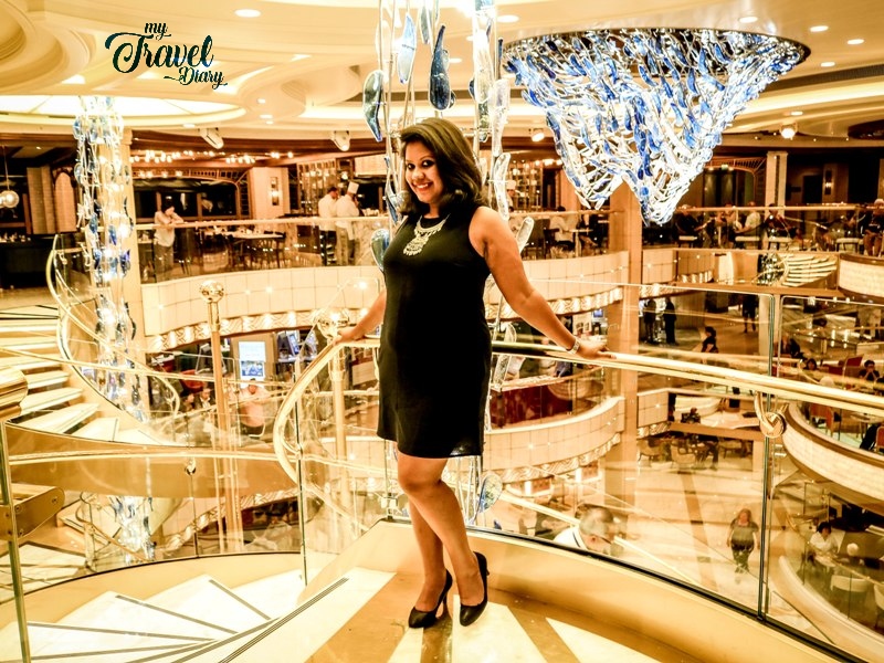 My little black dress was perfect for cruise dinner date