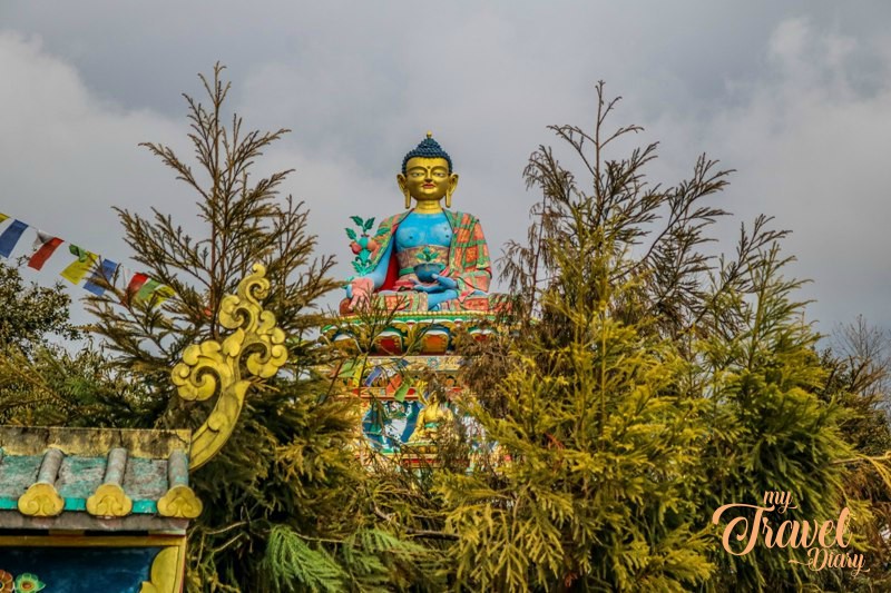 Buddha Statue at Khinmey Monastery, Tawang, Arunachal Pradesh