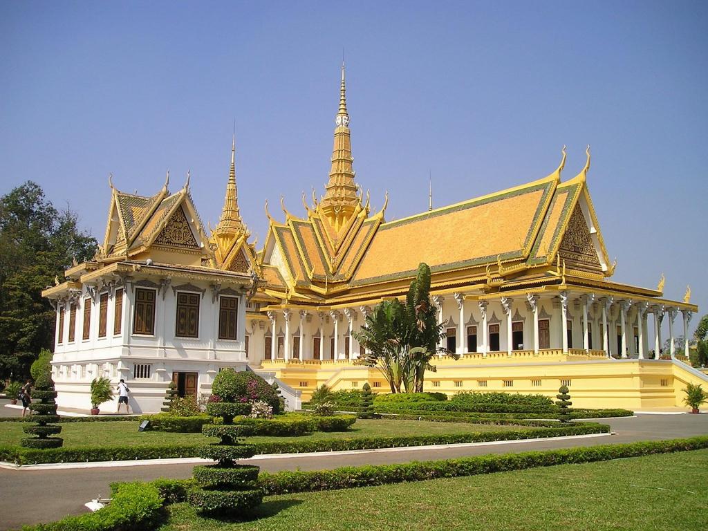 The Royal Palace of Cambodia in Phnom Penh
