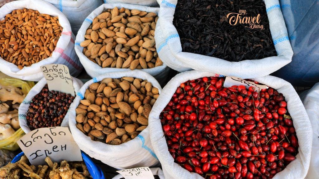 At a local market in Georgia