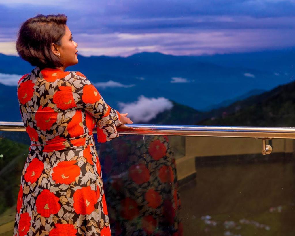 Me at the rooftop of Fortune Park Dalhousie