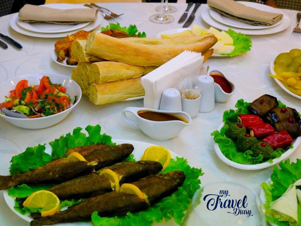 Supra, the Georgian Feast on the table