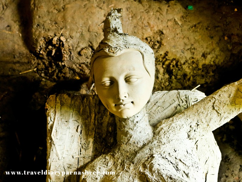 Clay Idol lying on the floor