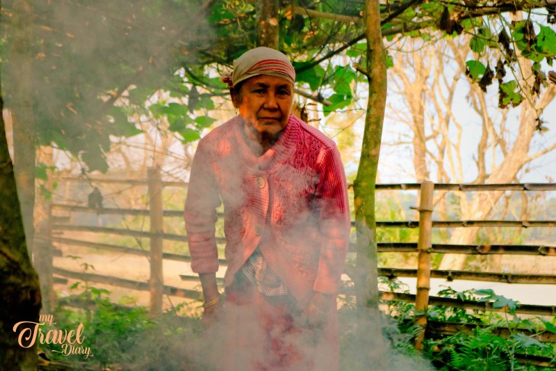 Portrait of a Mishing woman