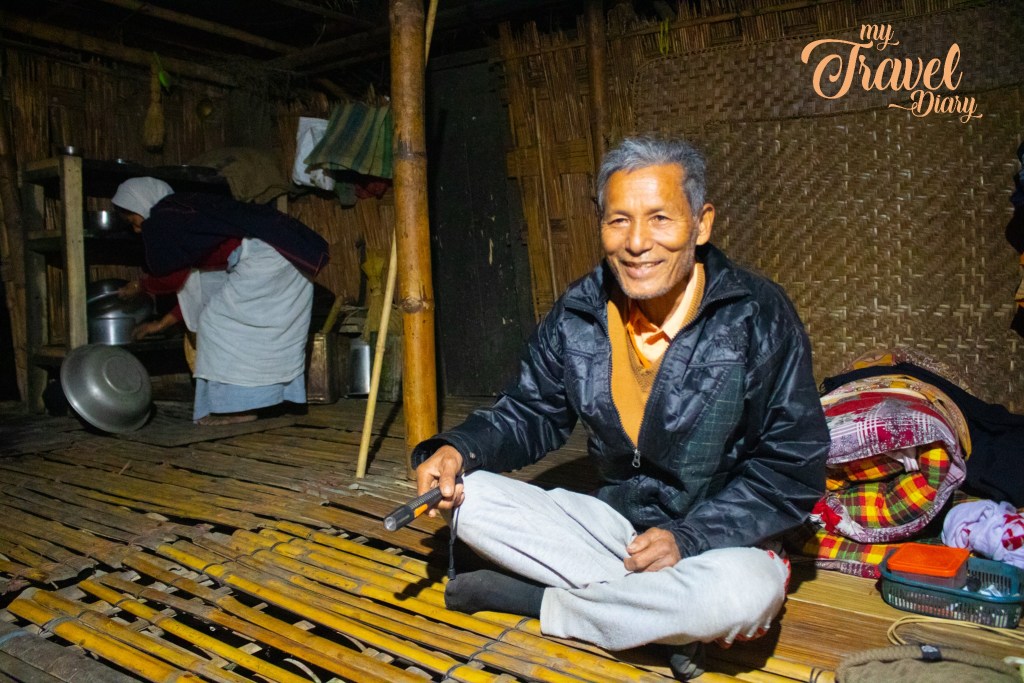 My gracious Mishing host in Majuli