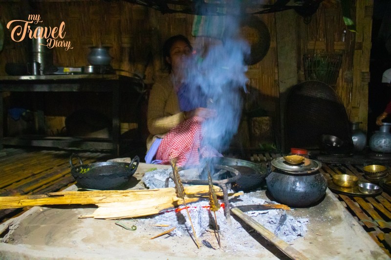 A typical Mising household