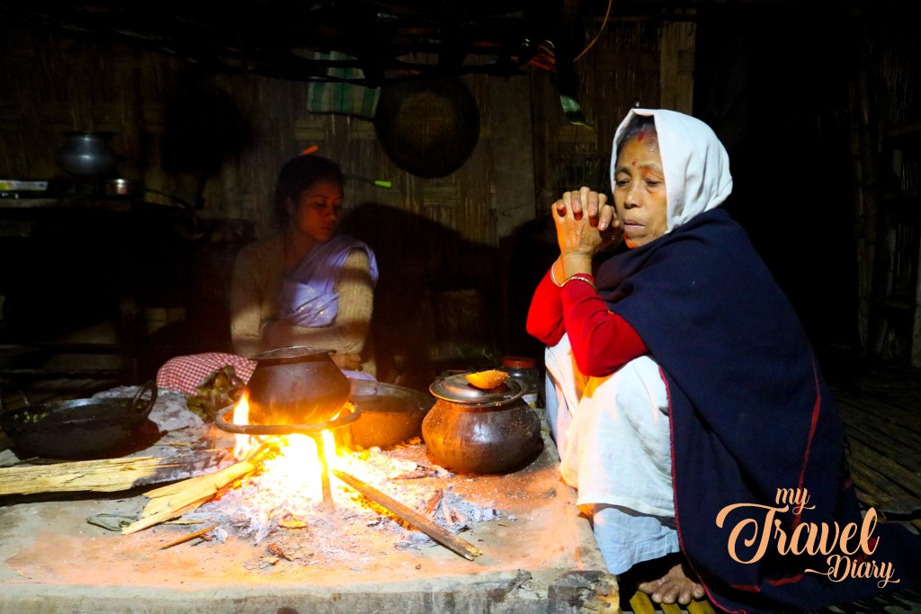 The Mishing family I met in Majuli