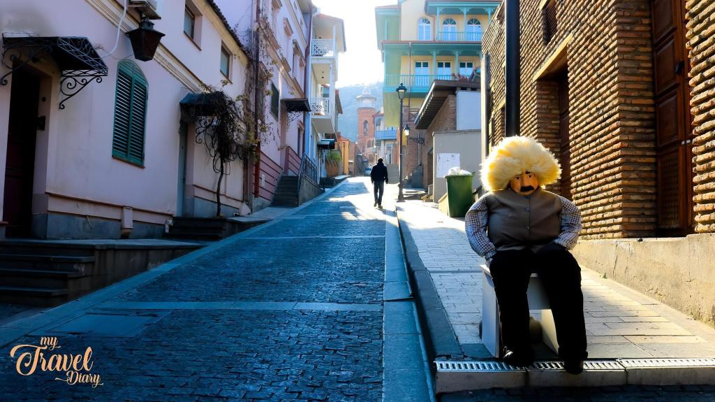 Cobbled street in old Tbilisi