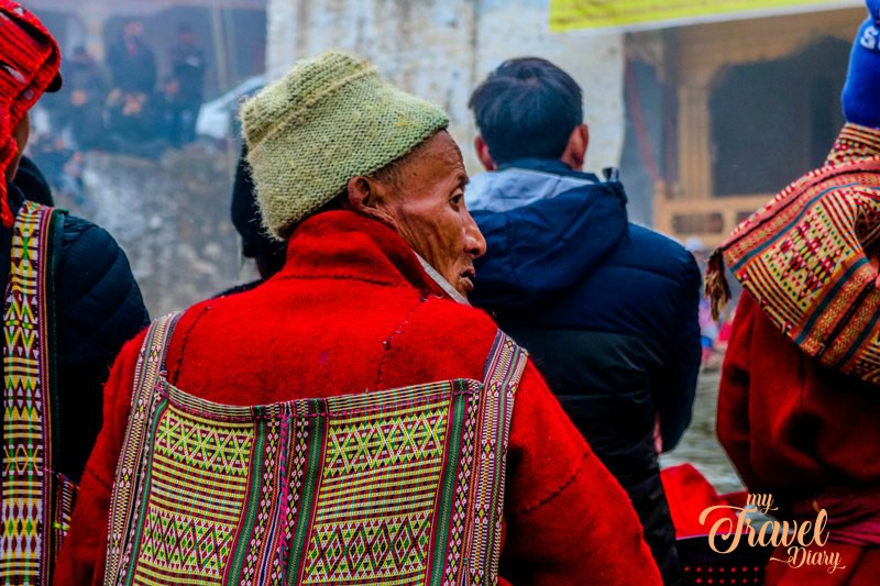 Monpa man came to Tawang Monastery to attend Torgya Festival. Attending Torgya Festival is one of the offbeat experiences in Tawang, Arunachal Pradesh