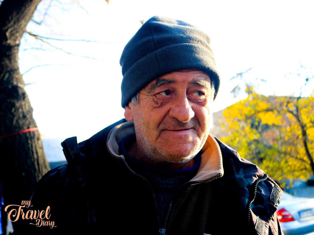 Portrait of a Georgian Man in Dry Market