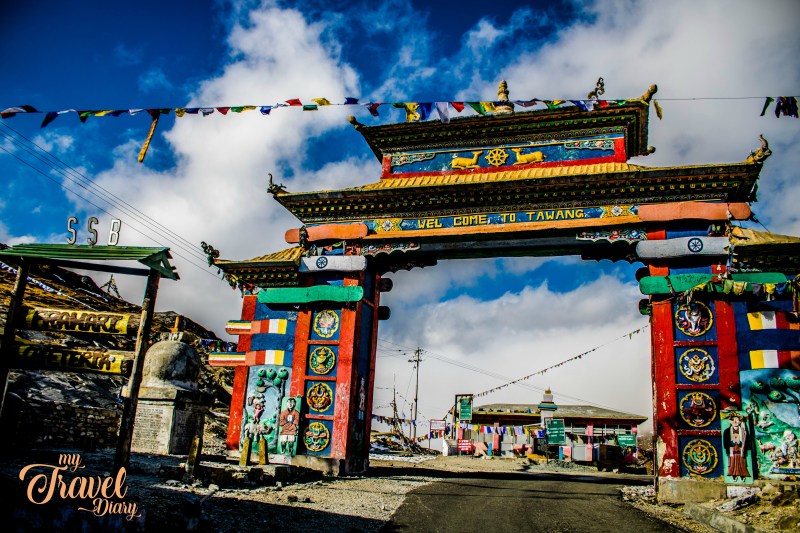 Welcome Gate at Sela Pass, Tawang, Arunachal Pradesh.This is the gateway to Tawang