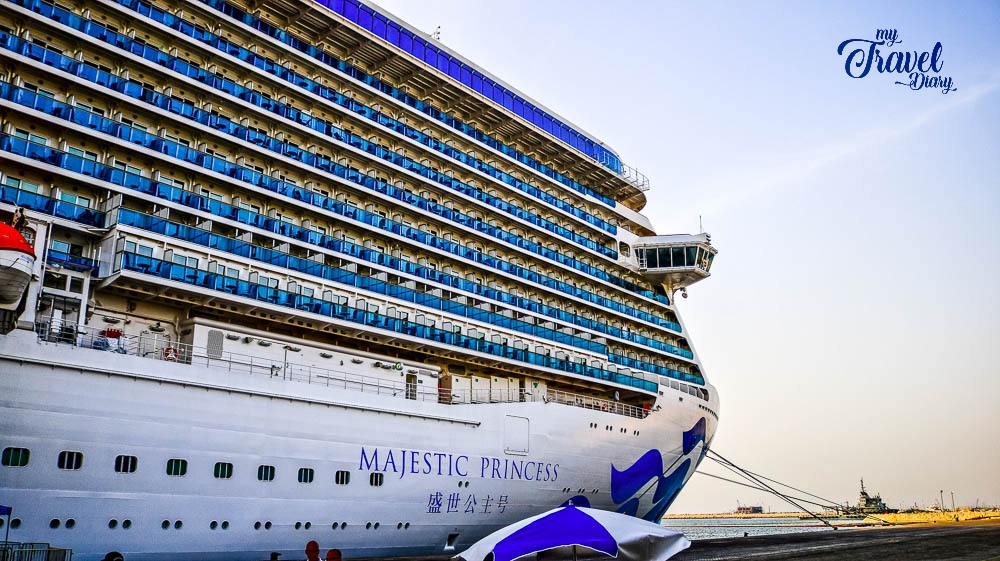 The Giant Majestic Princess Cruise Ship